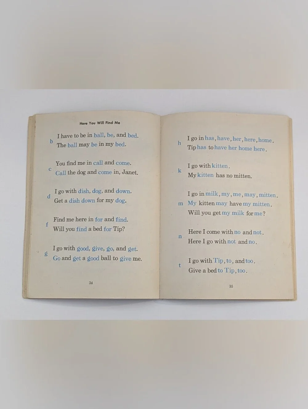 Nip and Mitten, Vintage School Book by Houghton Mifflin Company, 1949